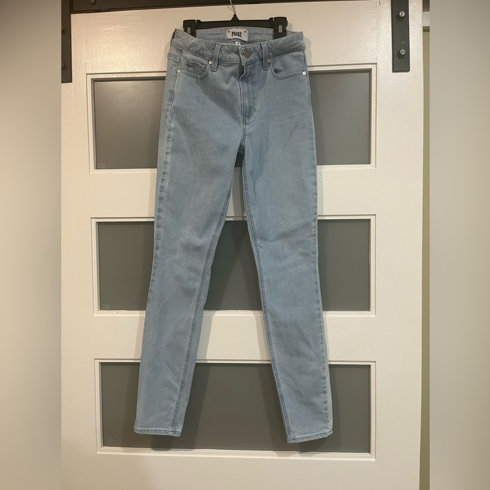 Paige hoxton ultra skinny Light wash Blue Jeans women’s 26